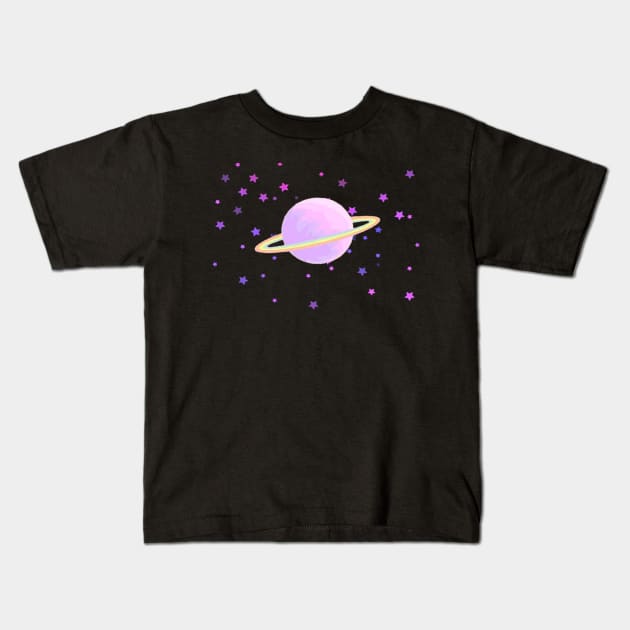 space, planets, universe lovers Kids T-Shirt by artby-shikha